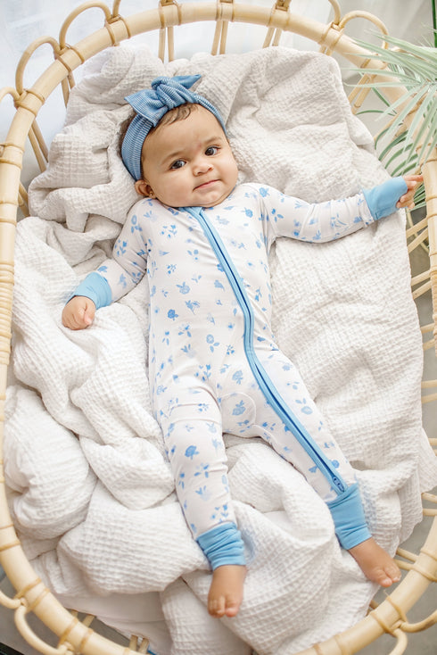 ditsy-blue-floral-zippy Boosh Baby - Sophia's Style-2